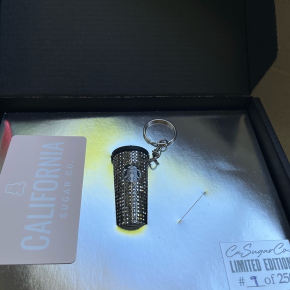 Limited Edition Black Rhinestone Keychain - Picture 1 of 4